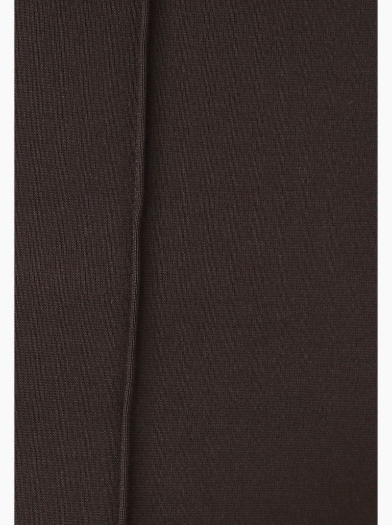 Pantalon droit maille milano perfect fit by damart - damart Marron chocolat - Kiabi