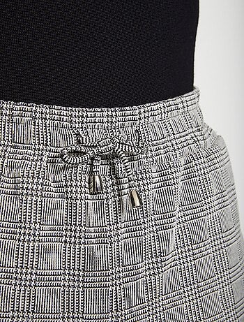 Pantalon droit maille unie ou jacquard - Afibel