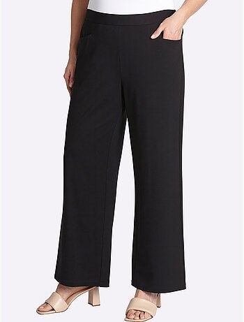 Pantalon Droit Patte Lisse Devant - Taille Standard - Sheego