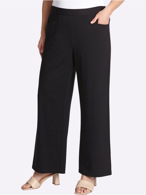 Pantalon Droit Patte Lisse Devant - Taille Standard - Sheego - Kiabi Pantalon Droit Patte Lisse Devant - Taille Standard - Sheego - Kiabi