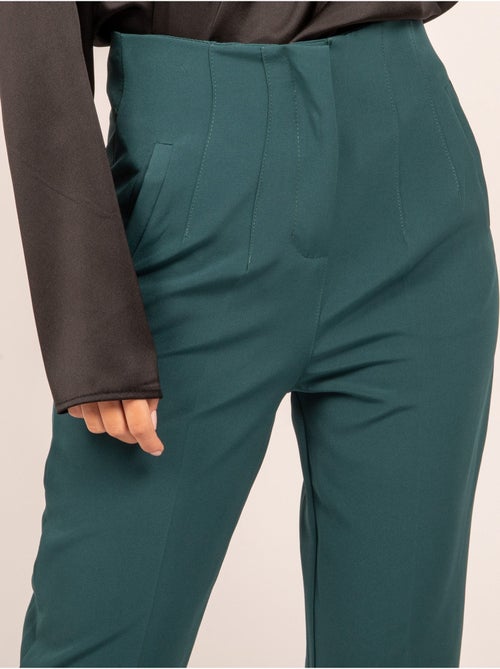 Pantalon droit pinces EZARA - Kiabi