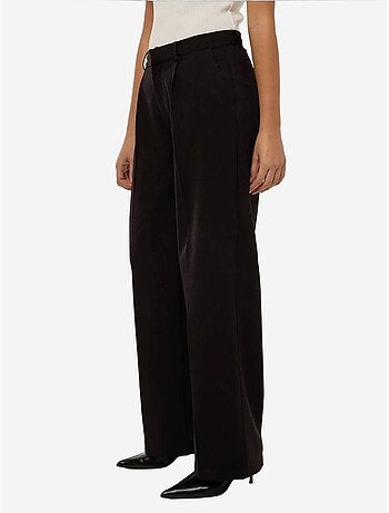 Pantalon droit plissé