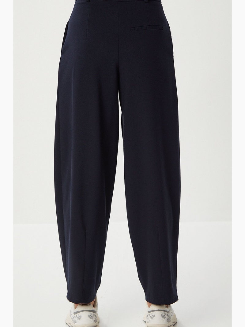Pantalon droit pour femme istanbul Bleu marine - Kiabi
