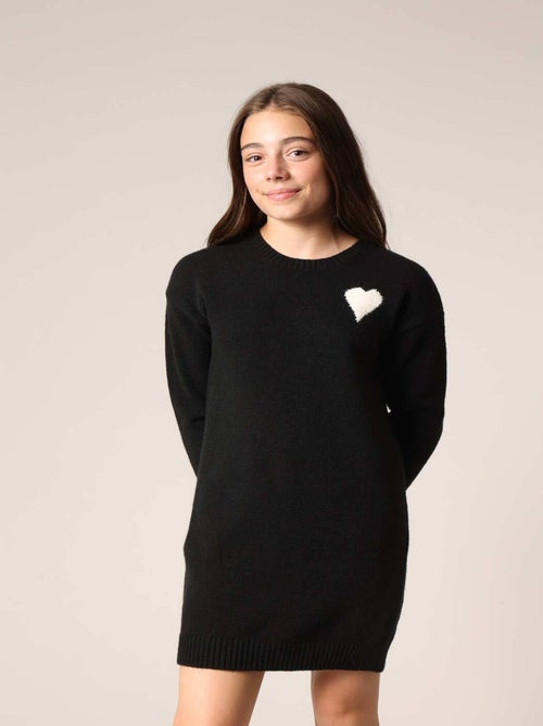 Pantalon droit pour fille avec taille élastiquée 'Deeluxe' - Kiabi