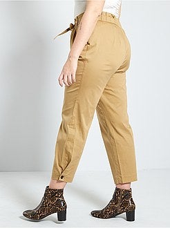 Pantalon droit resserré - Kiabi