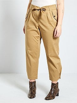 Pantalon droit resserré - Kiabi