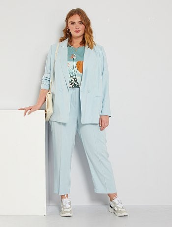 Pantalon droit taille élastique