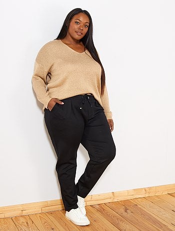 Pantalon droit taille élastique