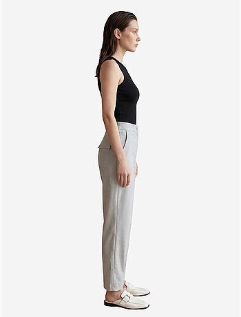 Pantalon droit taille haute avec poches my fashion