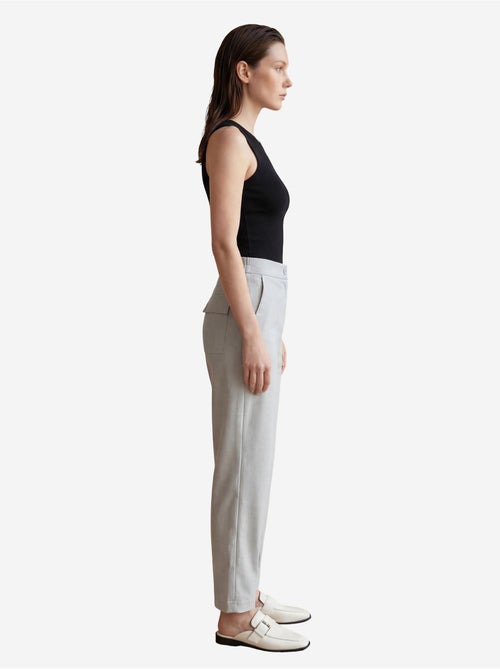 Pantalon droit taille haute avec poches my fashion - Kiabi
