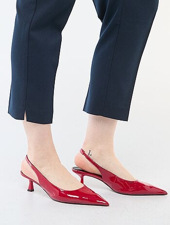 Pantalon droit taille haute