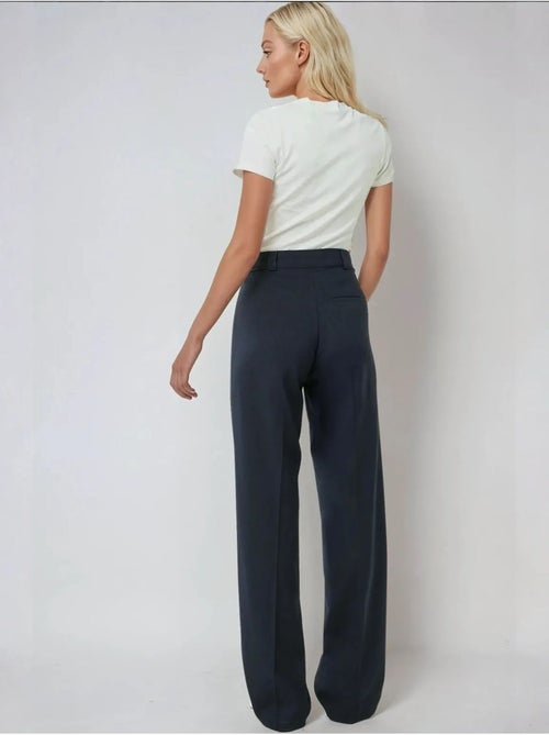 Pantalon droit taille haute - Kiabi Pantalon droit taille haute - Kiabi