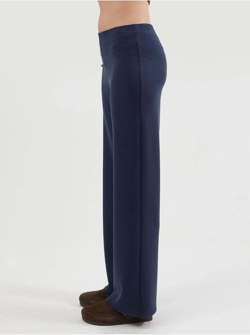 Pantalon droit taille haute busem - Kiabi