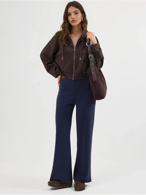 Pantalon droit taille haute busem - Kiabi