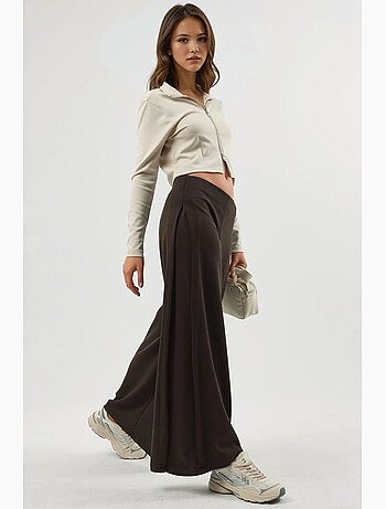 Pantalon droit taille haute busem