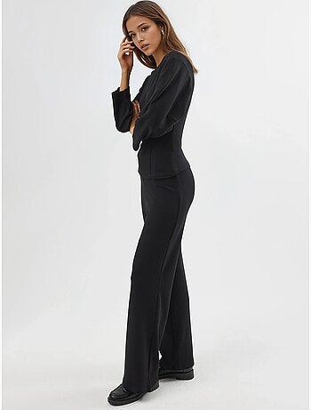 Pantalon droit taille haute busem