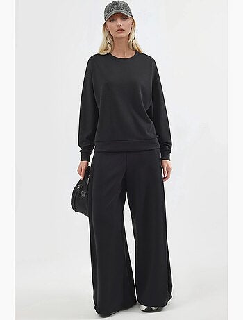Pantalon droit taille haute busem