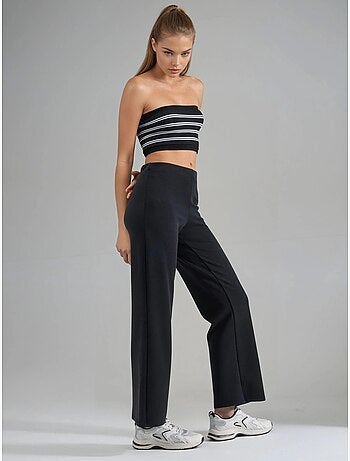 Pantalon droit taille haute busem