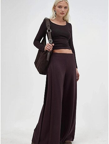 Pantalon droit taille haute busem