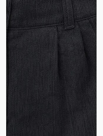 Pantalon droit taille haute en velours mixray