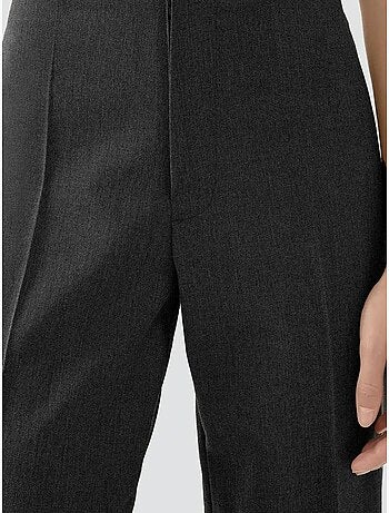 Pantalon droit taille haute