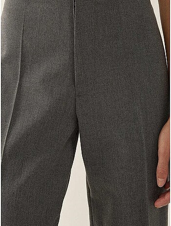 Pantalon droit taille haute