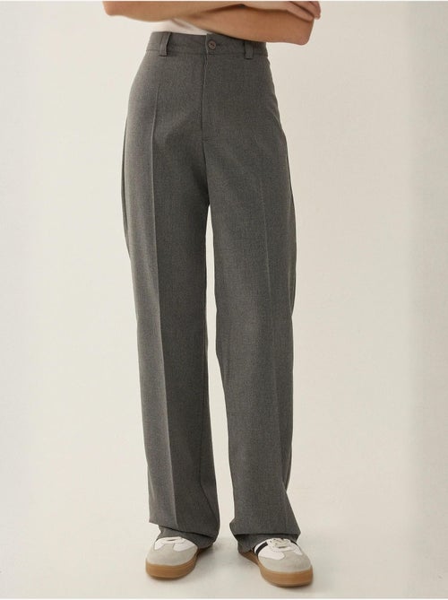 Pantalon droit taille haute - Kiabi Pantalon droit taille haute - Kiabi