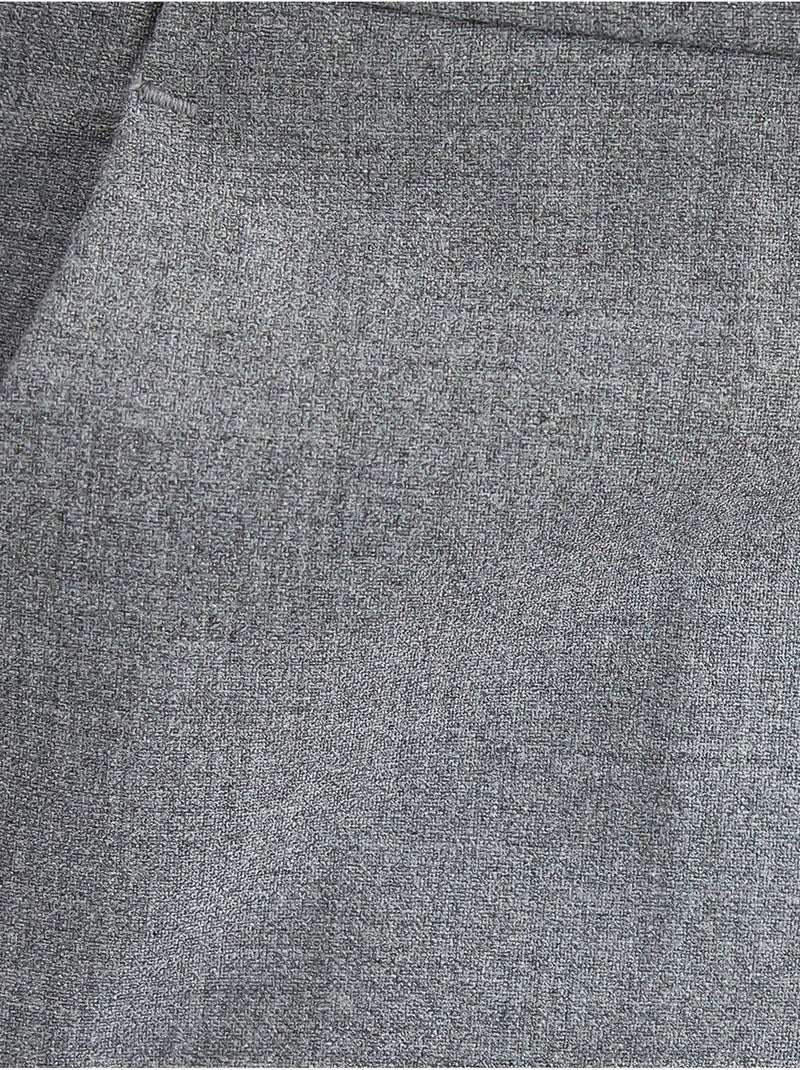 Pantalon droit taille haute Gris - Kiabi
