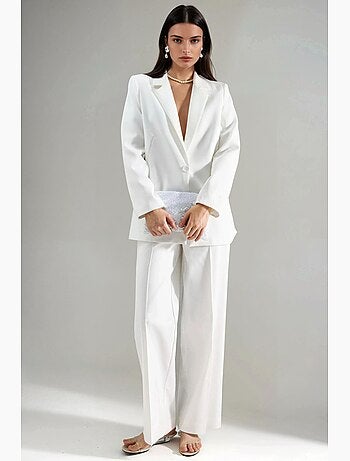 Pantalon droit taille haute hiccup