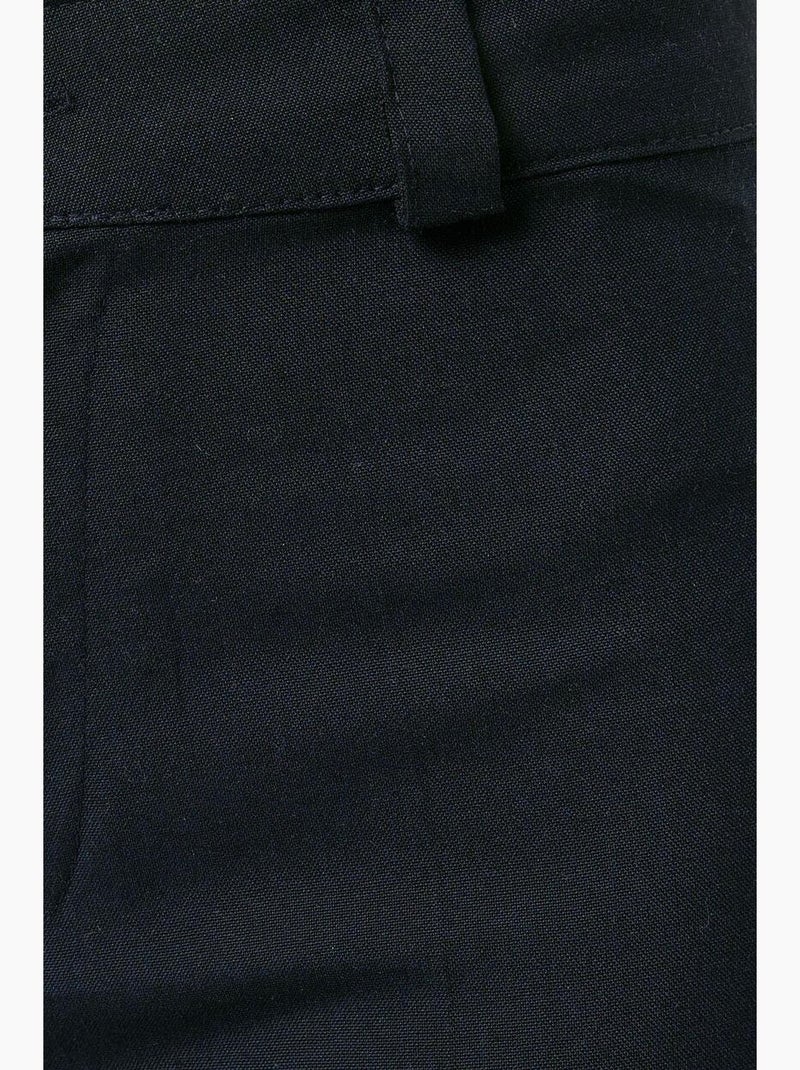 Pantalon droit taille haute hiccup Bleu marine - Kiabi
