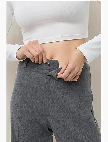 Pantalon droit taille haute hiccup