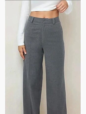 Pantalon droit taille haute hiccup