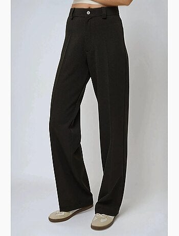 Pantalon droit taille haute hiccup