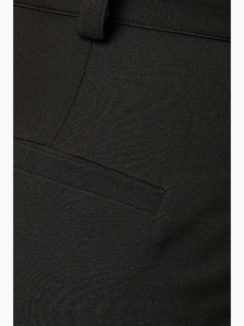 Pantalon droit taille haute hiccup Noir - Kiabi