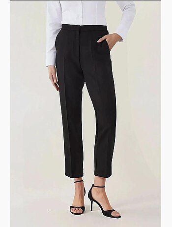 Pantalon droit taille haute hiccup