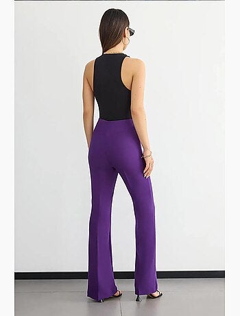 Pantalon droit taille haute hiccup