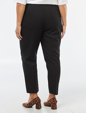 Pantalon droit taille haute