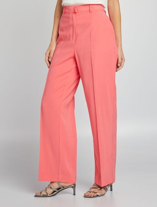 Pantalon de tailleur - Rose fuchsia - Kiabi - 25.00€