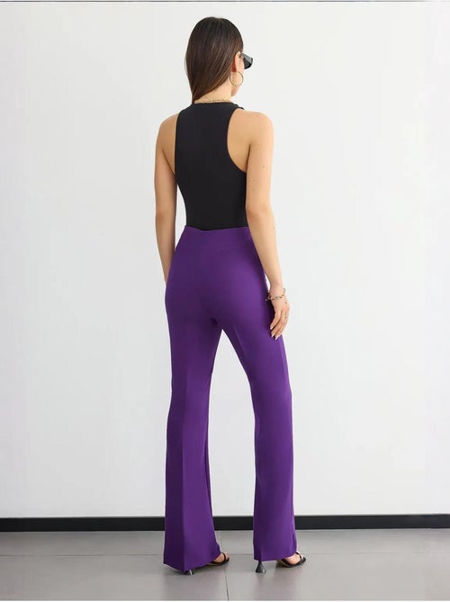 Pantalon droit taille haute - Kiabi Pantalon droit taille haute - Kiabi