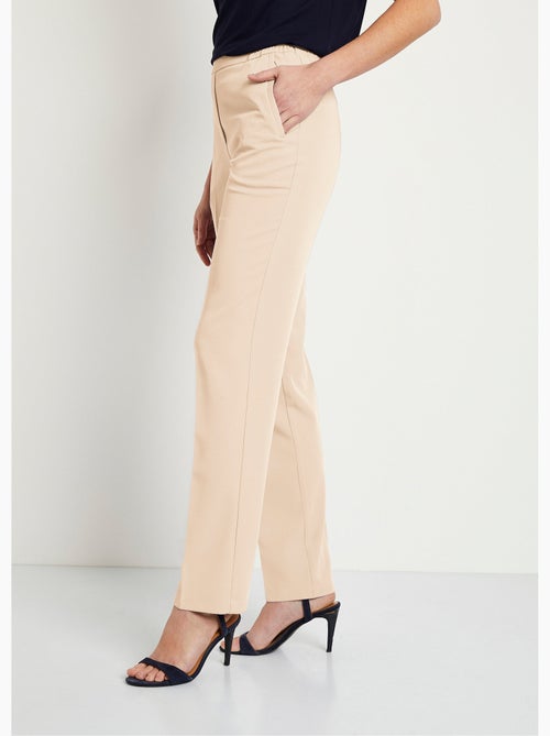 Pantalon droit taille semi-élastiquée - Afibel - Kiabi Pantalon droit taille semi-élastiquée - Afibel - Kiabi