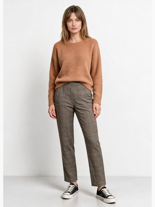 Pantalon droit taille semi élastiquée - afibel - Kiabi Pantalon droit taille semi élastiquée - afibel - Kiabi