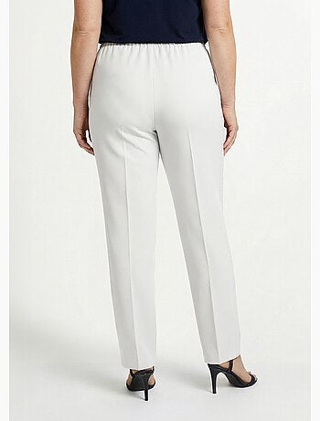 Pantalon droit taille semi-élastiquée - Afibel
