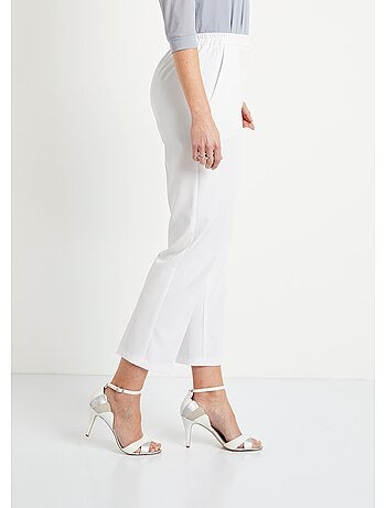 Pantalon droit taille semi-élastiquée - Afibel