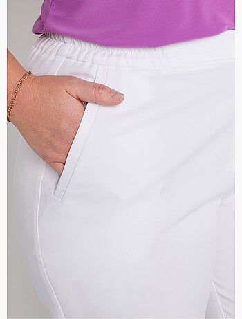 Pantalon droit taille semi-élastiquée - Afibel