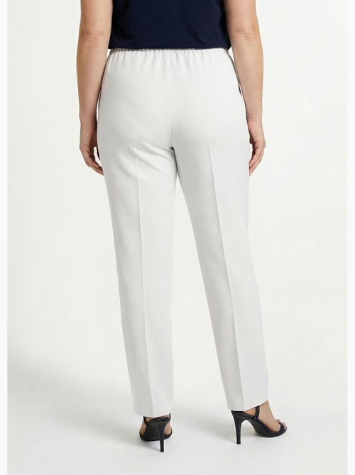 Pantalon droit taille semi-élastiquée - Afibel - Kiabi