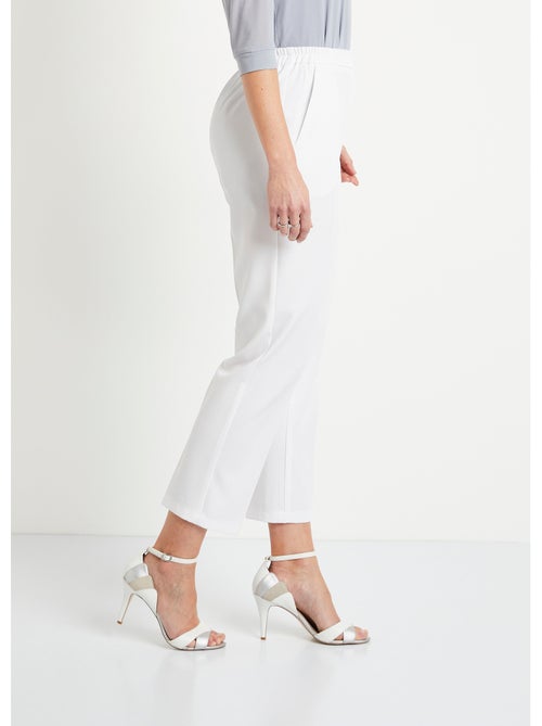 Pantalon droit taille semi-élastiquée - Afibel - Kiabi