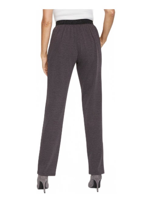 Pantalon droit taille semi élastiquée - Afibel - Kiabi