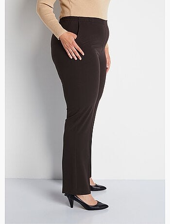 Pantalon droit taille semi-élastiquée - Afibel