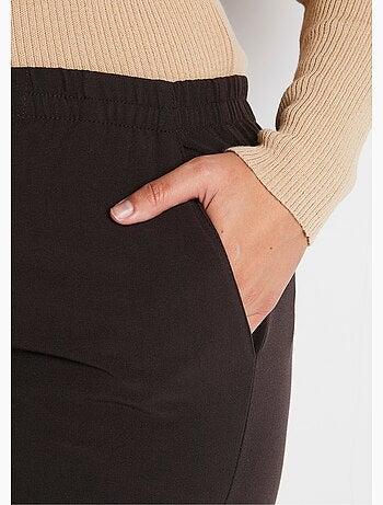 Pantalon droit taille semi-élastiquée - Afibel
