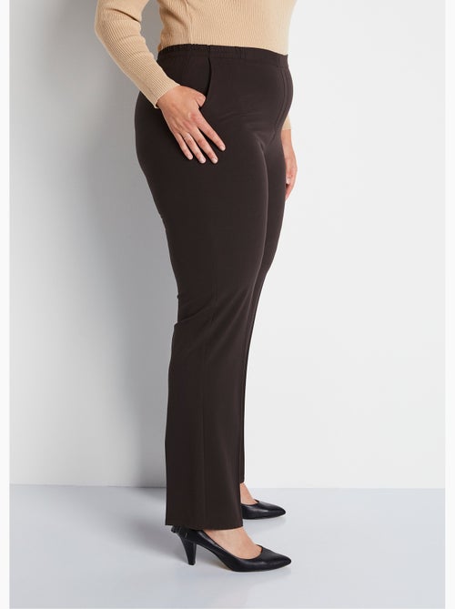 Pantalon droit taille semi-élastiquée - Afibel - Kiabi Pantalon droit taille semi-élastiquée - Afibel - Kiabi